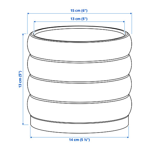 HASSELBUKETT plant pot
